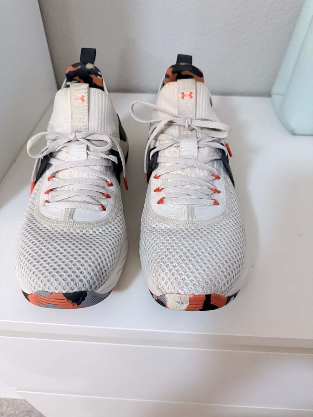 Under Armour Project Rock 4 Size 12 Stone Marble Training Shoes